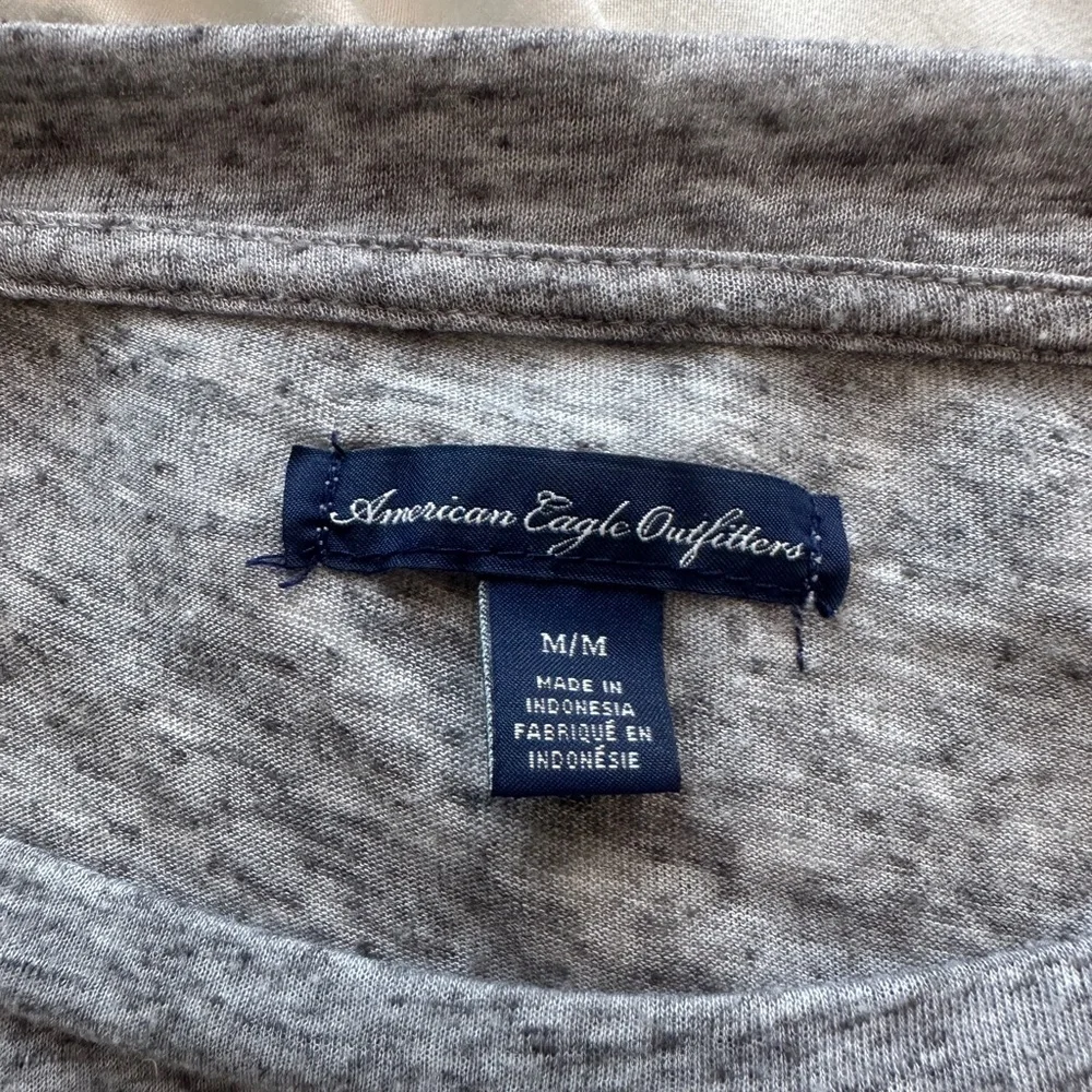 American Eagle Outfitters Gray Women's Top - Picture 4 of 5